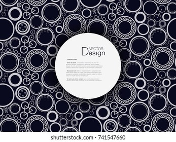 Abstract Background with Text Box or Individual Pattern if Delete the Top Frame