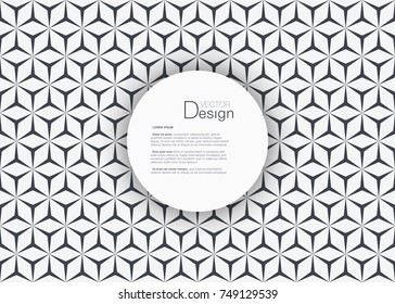 Abstract Background with Text Box or Individual Pattern if Delete the Top Frame