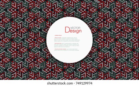 Abstract Background with Text Box or Individual Pattern if Delete the Top Frame