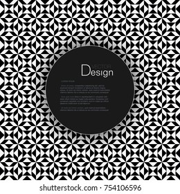 Abstract Background with Text Box or Individual Pattern if Delete the Top Frame
