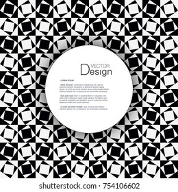 Abstract Background with Text Box or Individual Pattern if Delete the Top Frame