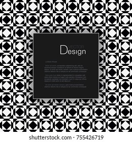 Abstract Background with Text Box or Individual Pattern if Delete the Top Frame