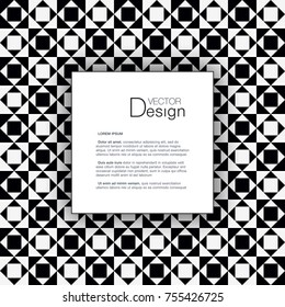 Abstract Background with Text Box or Individual Pattern if Delete the Top Frame
