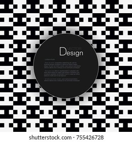 Abstract Background with Text Box or Individual Pattern if Delete the Top Frame