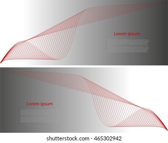 Abstract background with text and lines