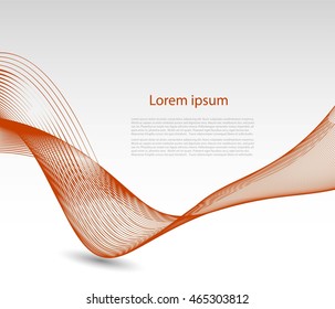 Abstract background with text and lines