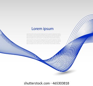 Abstract background with text and lines