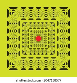 Resumen, fondo, textil, diseño vectorial de moda.