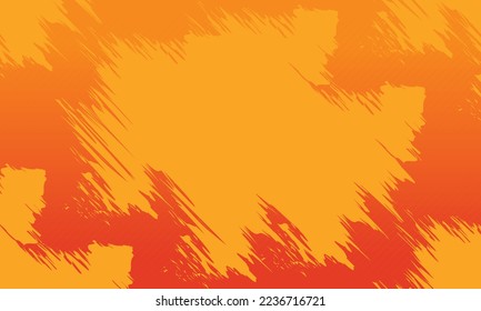 Arrière-plan abstrait texture art orange et couleurs jaunes peinture à l'aquarelle sur toile à dégradé rouge doux
