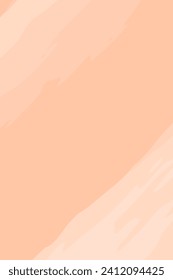Abstract background texture of colorful uneven lines in trendy Peach Fuzz. Template for lettering