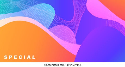 Abstract background, texture, creative design. Special inscription. Banner, postcard, flyer. Web. Vector illustration