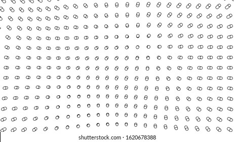 Abstract background, texture design with circles, modern polka dot pattern, vector illustration
