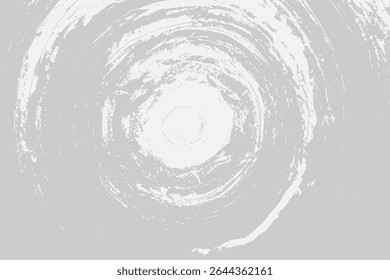 Textura de fundo abstrata com efeito de destruição, manchas de tinta, grunge. Sobreposição de socorro, conceito de parede suja áspera. Branco, cinza. Efeito desgastado, rasgado e resistido. Plano de fundo do vetor
