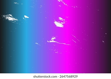 Textura de fundo abstrata com efeito de destruição, manchas de tinta, grunge. Sobreposição de socorro, conceito de parede suja áspera. Lilás azul metálico. Efeito desgastado, rasgado e resistido. Plano de fundo do vetor
