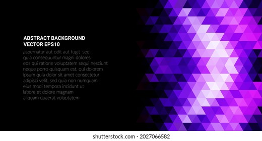 Abstract background with texture of diamonds and triangles. An item for your design of presentations, banners, flyers, brochures and booklets for business. Vector illustration.