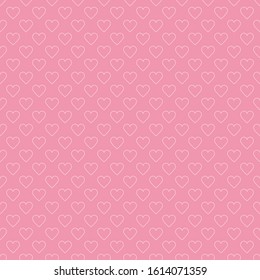 Abstract background texture. Dot and heart shape seamless pattern. Vector illustration polka style, minimalism wallpaper, flyer, cover, design. Bubble circle geometric ornament, decorative element