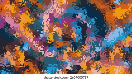 Abstract background texture, featuring a rich blend of dynamic colors and an artistic, painterly feel, adds depth and visual interest to any composition.