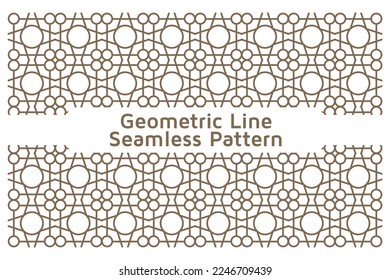 
Abstract Background Texture in Geometric Line Ornamental Style