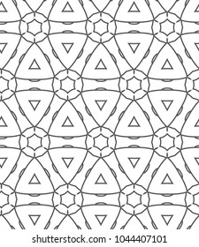 Abstract background texture in geometric ornamental style. Seamless design.