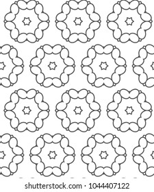 Abstract background texture in geometric ornamental style. Seamless design.