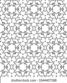 Abstract background texture in geometric ornamental style. Seamless design.