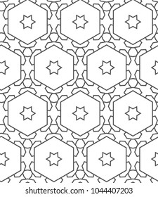 Abstract background texture in geometric ornamental style. Seamless design.