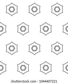 Abstract background texture in geometric ornamental style. Seamless design.