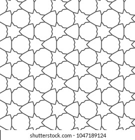 Abstract background texture in geometric ornamental style. Seamless design.