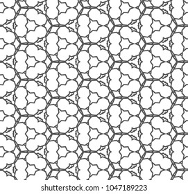 Abstract background texture in geometric ornamental style. Seamless design.