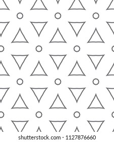 Abstract background texture in geometric ornamental style. Seamless design.