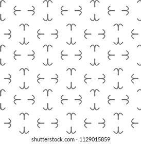 Abstract background texture in geometric ornamental style. Seamless design.