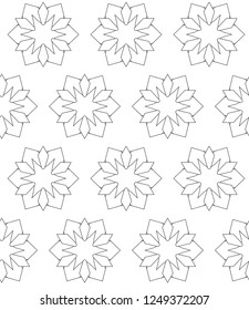 Abstract background texture in geometric ornamental style. Seamless design.