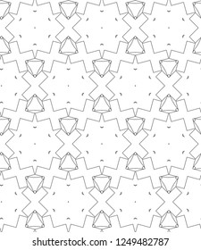 Abstract background texture in geometric ornamental style. Seamless design.