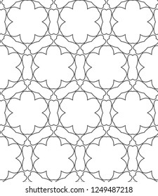 Abstract background texture in geometric ornamental style. Seamless design.