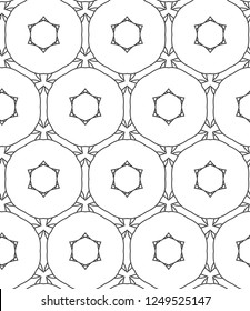 Abstract background texture in geometric ornamental style. Seamless design.