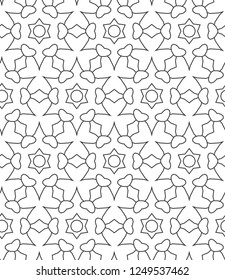 Abstract background texture in geometric ornamental style. Seamless design.
