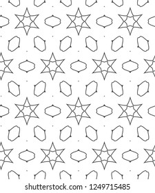 Abstract background texture in geometric ornamental style. Seamless design.