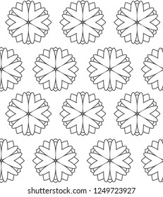 Abstract background texture in geometric ornamental style. Seamless design.