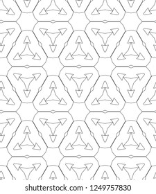 Abstract background texture in geometric ornamental style. Seamless design.