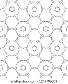 Abstract background texture in geometric ornamental style. Seamless design.