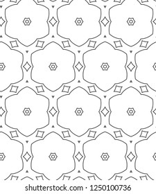 Abstract background texture in geometric ornamental style. Seamless design.