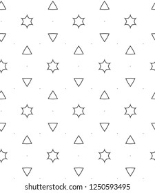 Abstract background texture in geometric ornamental style. Seamless design.