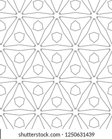 Abstract background texture in geometric ornamental style. Seamless design.