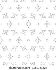 Abstract background texture in geometric ornamental style. Seamless design.