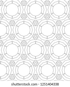 Abstract background texture in geometric ornamental style. Seamless design.