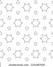 Abstract background texture in geometric ornamental style. Seamless design.