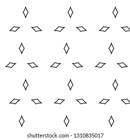 Abstract background texture in geometric ornamental style. Seamless design. 