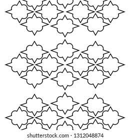 Abstract background texture in geometric ornamental style. Seamless design. 