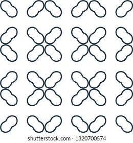 Abstract background texture in geometric ornamental style. Seamless design.