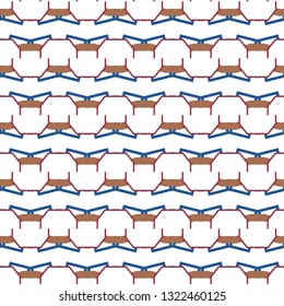 Abstract background texture in geometric ornamental style. Seamless design.